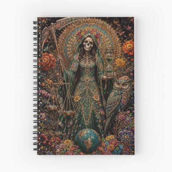 Item preview, Green Dress Santa Muerte designed and sold by AliceWhiteDF.