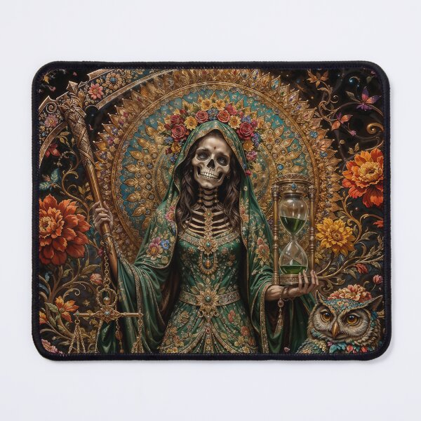 Item preview, Green Dress Santa Muerte designed and sold by AliceWhiteDF.