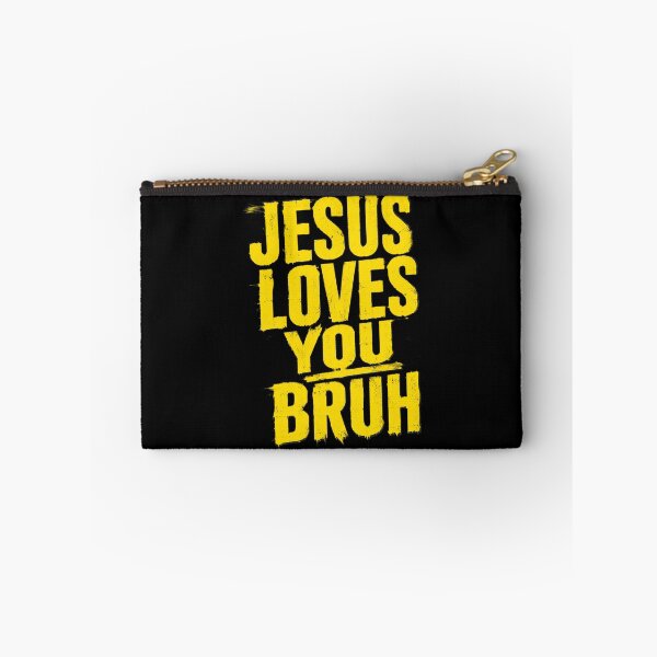 Item preview, Christian Jesus Loves You Bruh Funny Humorous Faith designed and sold by OlakunleOloroz.
