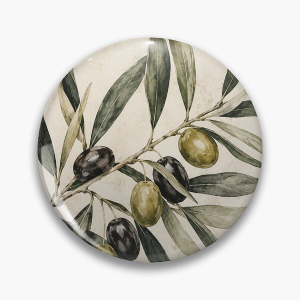 Item preview, Vintage Olive Branch Botanical Print | Neutral Boho Wall Art | Mediterranean Nature Illustration designed and sold by Motherkey.
