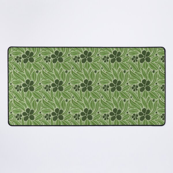Item preview, Olive Green Botanical Pattern | Sage Folk Floral Print | Vintage Nature Wildflower Design designed and sold by DColourMuse.