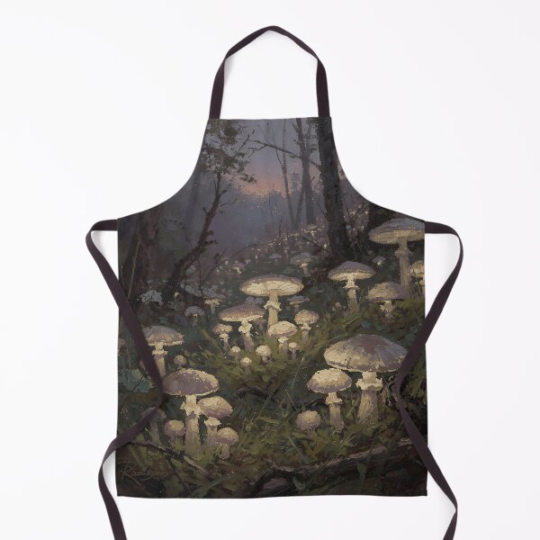 Item preview, Enchanted Glowing Mushroom Forest at Twilight | Mystical Woodland Fantasy Nature Art designed and sold by cr6zym1nd.