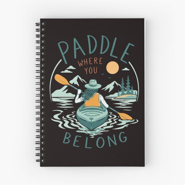 Item preview, Paddle Where You Belong – Minimalist Kayaking Adventure Design designed and sold by Tadeusz1.