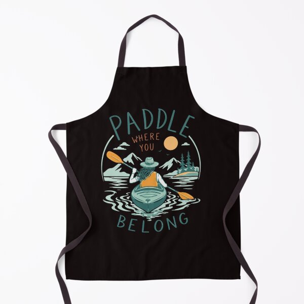 Item preview, Paddle Where You Belong – Minimalist Kayaking Adventure Design designed and sold by Tadeusz1.