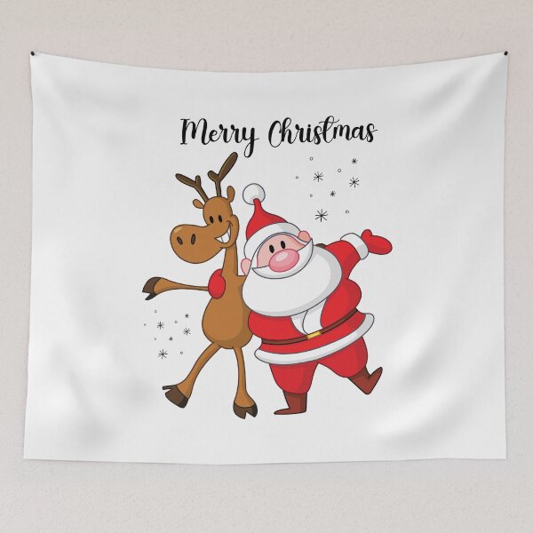Item preview, Funny Santa & Reindeer Christmas T-Shirt | Best Friends Holiday Tee | Cute Festive Christmas Graphic | Merry Christmas Gift designed and sold by PureHopeStudio.