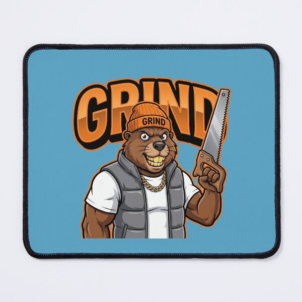 Item preview, Grind Beaver Gift Design designed and sold by AbanoubStore.