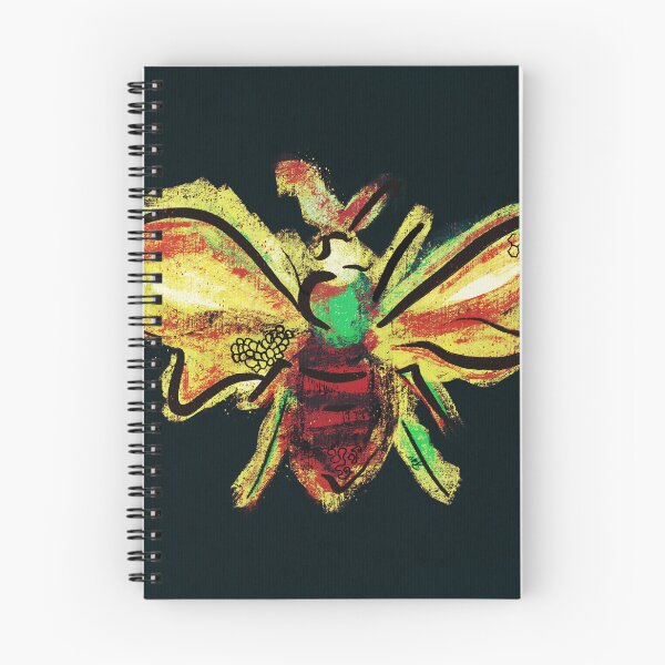 Item preview, Retro Abstract Honey Bee Art Print designed and sold by The Groove Garden.