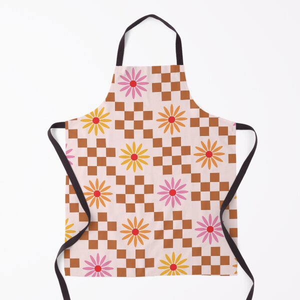 Item preview, Retro Daisy Checkerboard Pattern | Groovy 70s Floral Seamless Design | Cute Vintage Flower Aesthetic designed and sold by RJACreative.