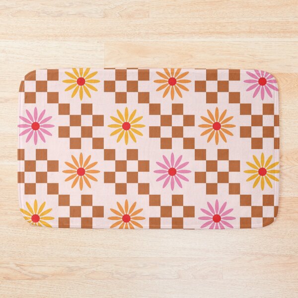 Item preview, Retro Daisy Checkerboard Pattern | Groovy 70s Floral Seamless Design | Cute Vintage Flower Aesthetic designed and sold by RJACreative.