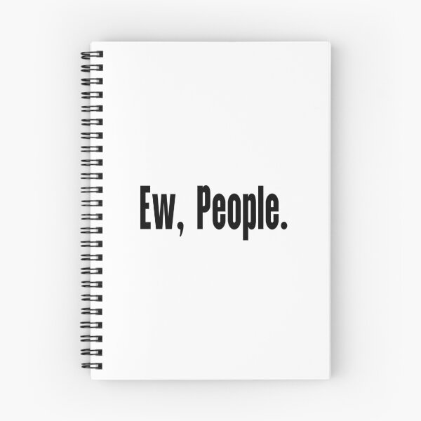 Item preview, Ew People Funny Sarcastic Introvert Typography designed and sold by BiakiaPrints.