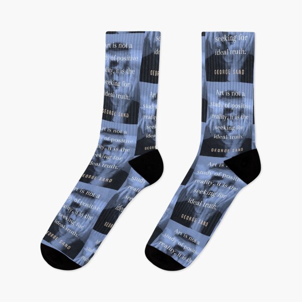 Item preview, George Sand quote: Art is not a study of positive reality, it is the seeking for ideal truth. designed and sold by artbleed.