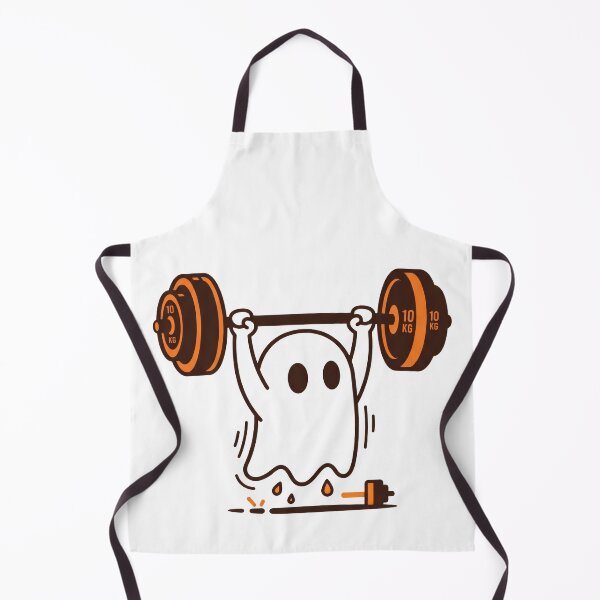 Item preview, Gym Ghost Lifting Weights Funny Fitness Halloween designed and sold by seven things shop.
