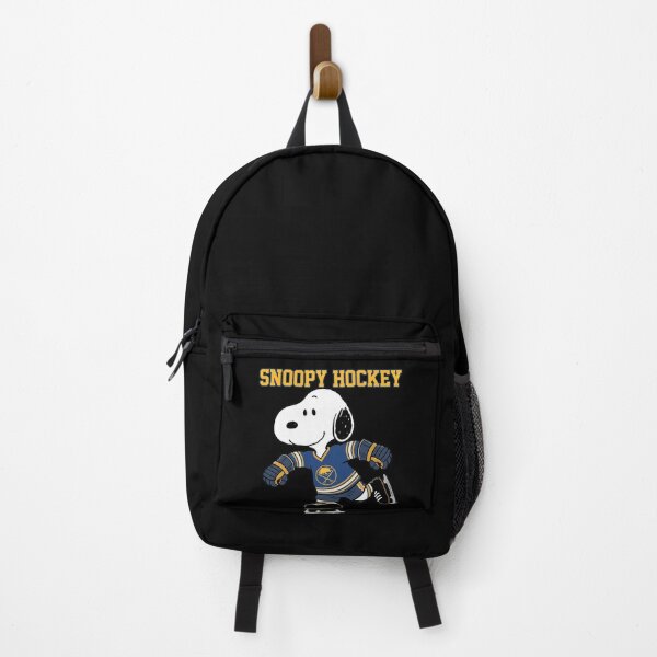 Aperçu de l'œuvre Snoopy patine avec un maillot des Sabres de Buffalo créée et vendue par WilliamFerris.