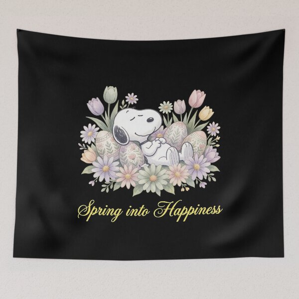 Item preview, Snoopy Easter Spring into Happiness designed and sold by catlolistore.