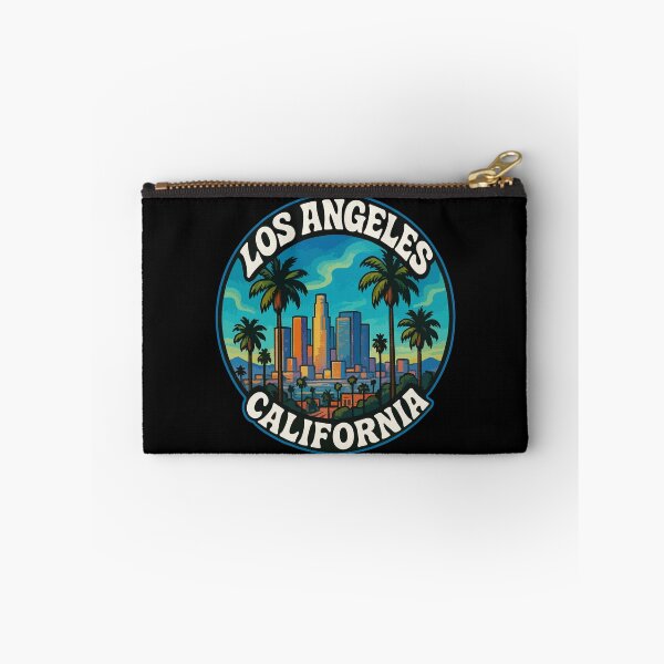Item preview, Los Angeles California United States Retro Trippy Travel designed and sold by TomFrontierArt.