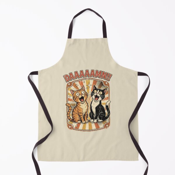 Item preview, Funny Shocked Cats Daaaamn Retro Cat Meme designed and sold by dudelinart.