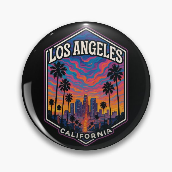 Item preview, Los Angeles California United States Trippy designed and sold by TomFrontierArt.