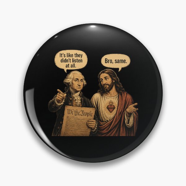 Item preview, George Washington Jesus Christ Comic Satire Political Humor designed and sold by OlakunleOloroz.