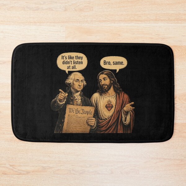 Item preview, George Washington Jesus Christ Comic Satire Political Humor designed and sold by OlakunleOloroz.