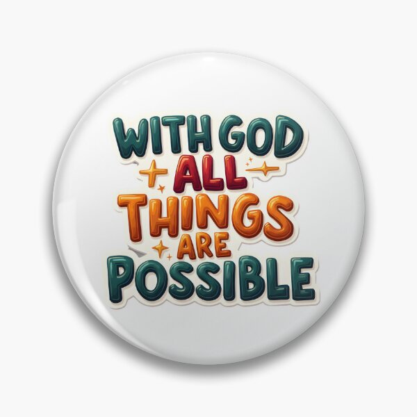 Item preview, With God All Things Are Possible designed and sold by nhk999.