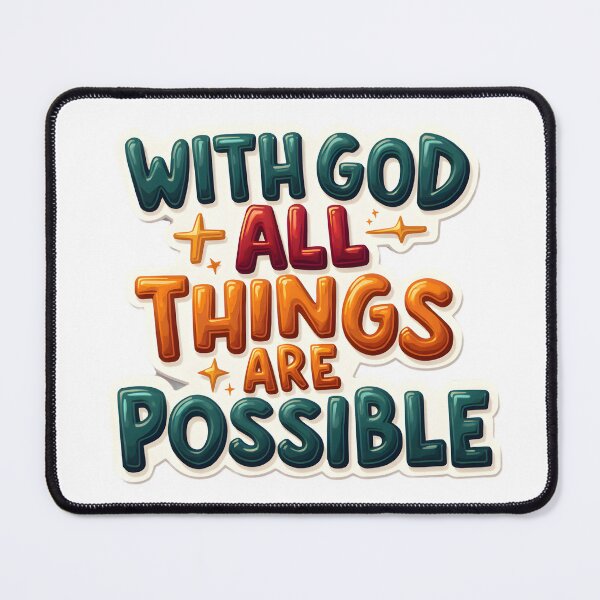 Item preview, With God All Things Are Possible designed and sold by nhk999.