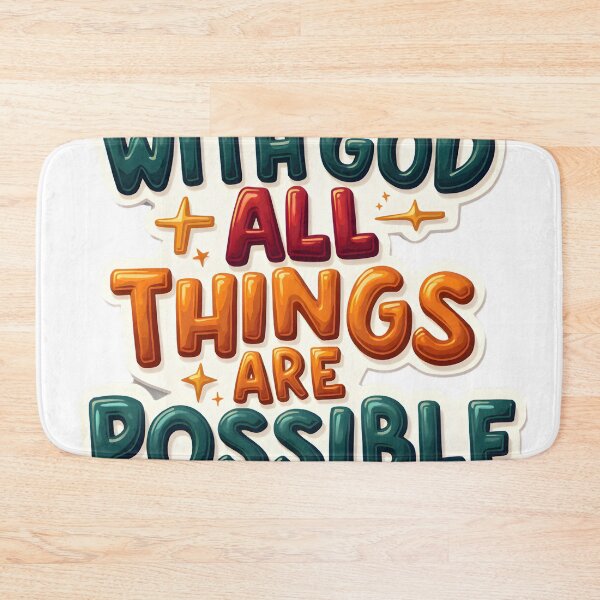 Item preview, With God All Things Are Possible designed and sold by nhk999.