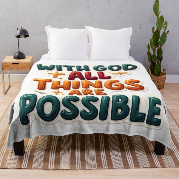 Item preview, With God All Things Are Possible designed and sold by nhk999.