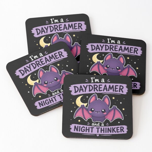 Item preview, Daydreamer night thinker bat - Cute Bat – Kawaii Gothic designed and sold by Huddy-clothes.
