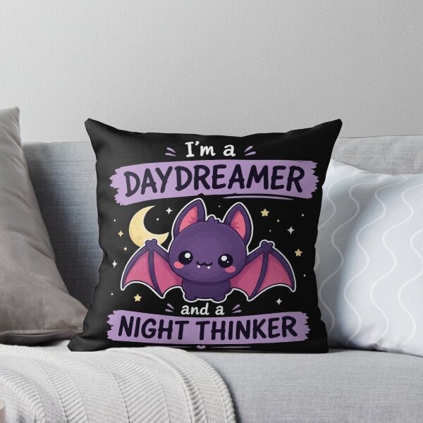 Item preview, Daydreamer night thinker bat - Cute Bat – Kawaii Gothic designed and sold by Huddy-clothes.