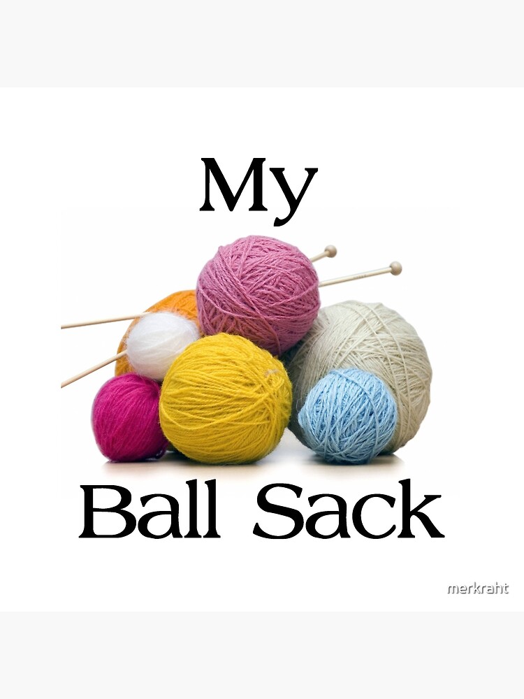 Knitting wool ball