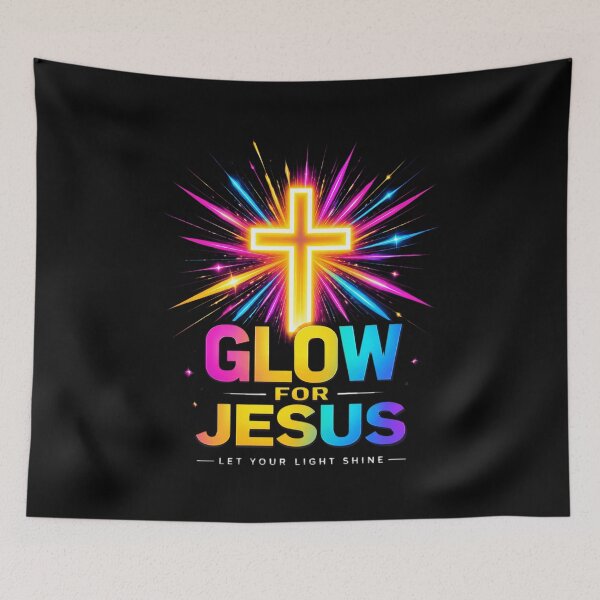 Item preview, Glow for Jesus Let Your Light Shine designed and sold by OlakunleOloroz.