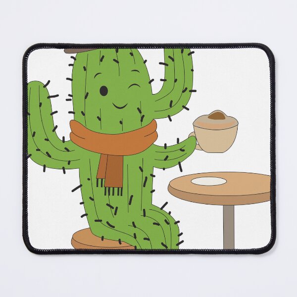 Item preview, Cozy Cactus Coffee Date designed and sold by TatinkaArtskill.
