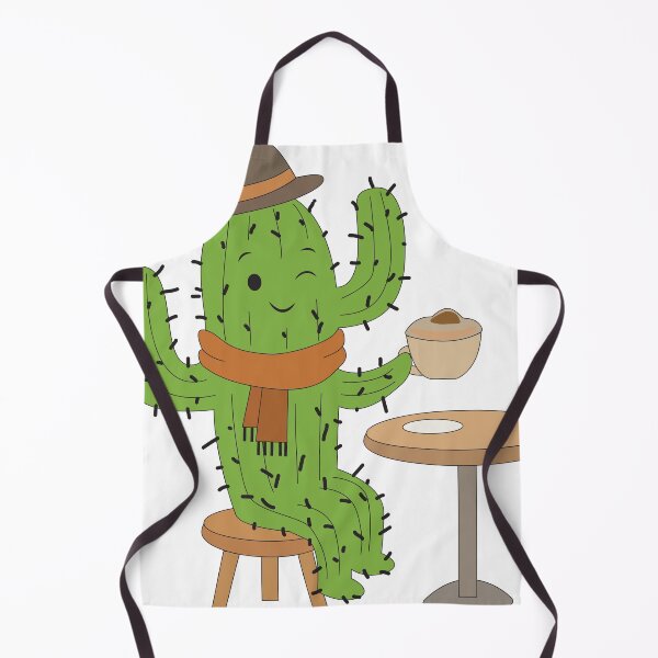 Item preview, Cozy Cactus Coffee Date designed and sold by TatinkaArtskill.