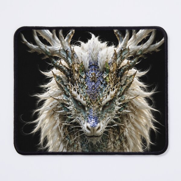 Item preview, Kirin the Celestial Guardian - Mystic Fantasy Art designed and sold by 微光印 Little Glow Print.