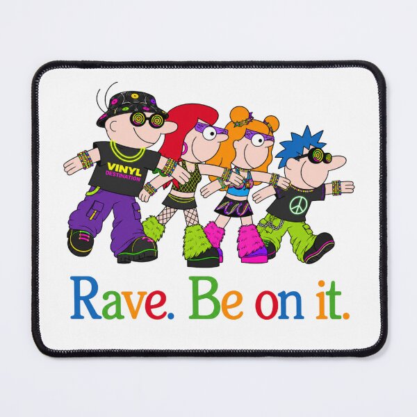Item preview, Rave Be On It designed and sold by vinyldshop.