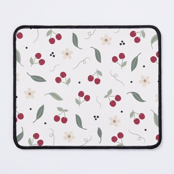 Item preview, Cherry Blossom and Berries Minimal Pattern Throw Pillow designed and sold by FestivityFinds.