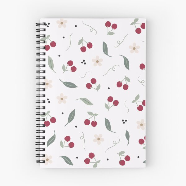Item preview, Cherry Blossom and Berries Minimal Pattern Throw Pillow designed and sold by FestivityFinds.