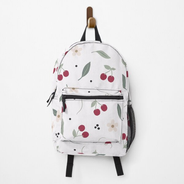 Item preview, Cherry Blossom and Berries Minimal Pattern Throw Pillow designed and sold by FestivityFinds.