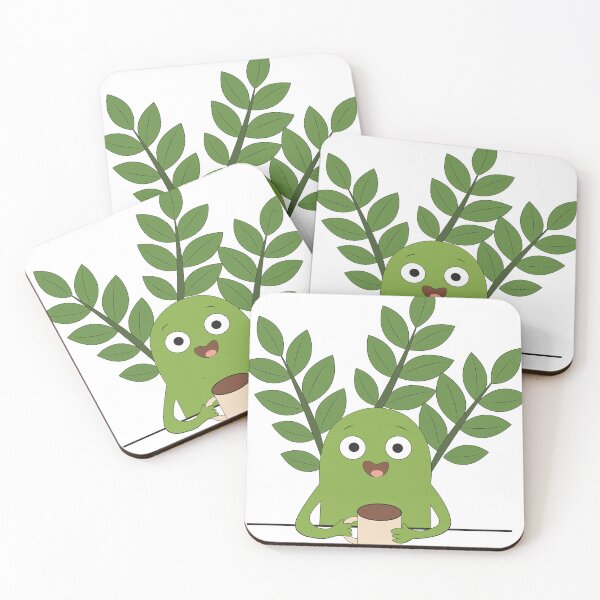 Item preview, Happy Morning Green Leafy Plant designed and sold by TatinkaArtskill.