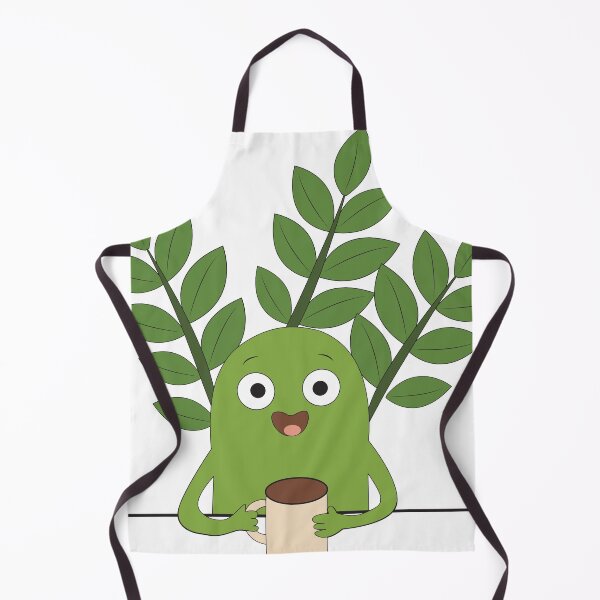 Item preview, Happy Morning Green Leafy Plant designed and sold by TatinkaArtskill.