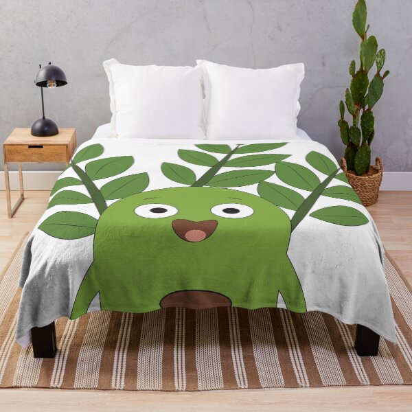 Item preview, Happy Morning Green Leafy Plant designed and sold by TatinkaArtskill.