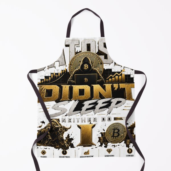 Item preview, Satoshi Didn't Sleep Neither Do I Bitcoin Crypto Shirt designed and sold by PipForgeStudio .