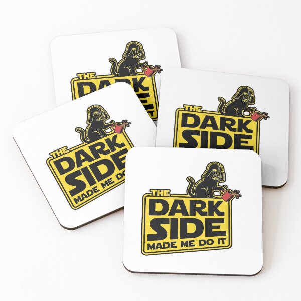 Item preview, The Dark Side Made Me Do It - Funny Sci-Fi Space Cat designed and sold by AdyKurniawan.