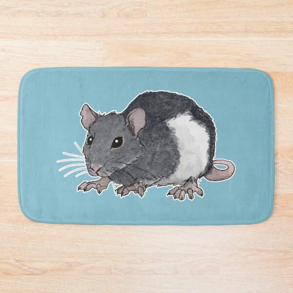 Item preview, Black and white rat designed and sold by savousepate.
