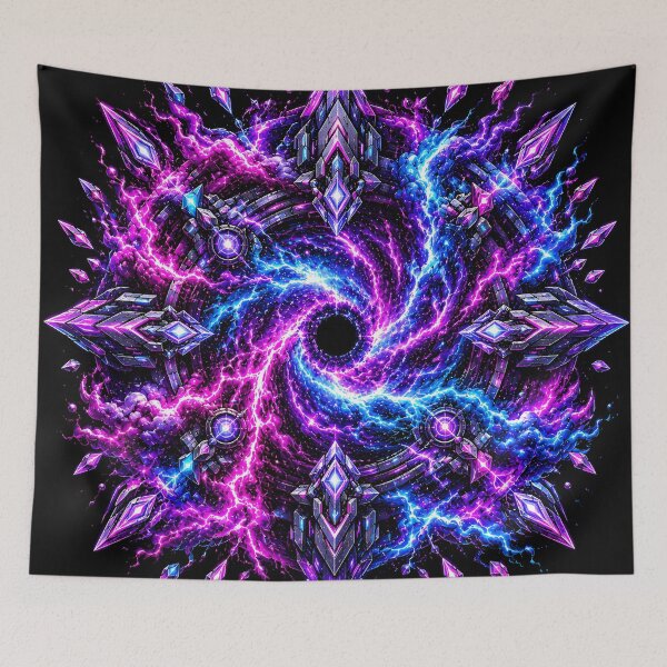 Item preview, Void Nebula Cosmic Storm Pixel Art designed and sold by RiteshCenter .