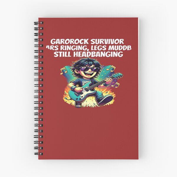 Item preview, Garorock Survivor – Ears Ringing, Legs Muddy, Still Headbanging | Funny Rock Festival T-Shirt designed and sold by Sushikidsntod.