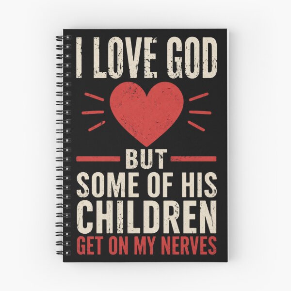 Item preview, I Love God But Some Of His Children Get On My Nerves designed and sold by OlakunleOloroz.