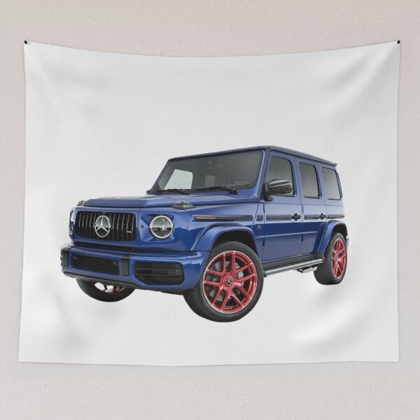 Item preview, G class g wagon blue car designed and sold by Nagikseyanart.