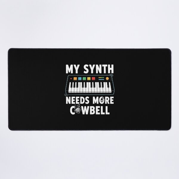 Item preview, My Synth Needs More Cowbell Quote #4041 designed and sold by lukas-lei-art.