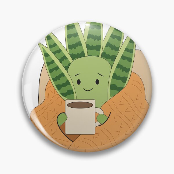 Item preview, Snuggly Plant Wrapped in Blanket with Coffee designed and sold by TatinkaArtskill.